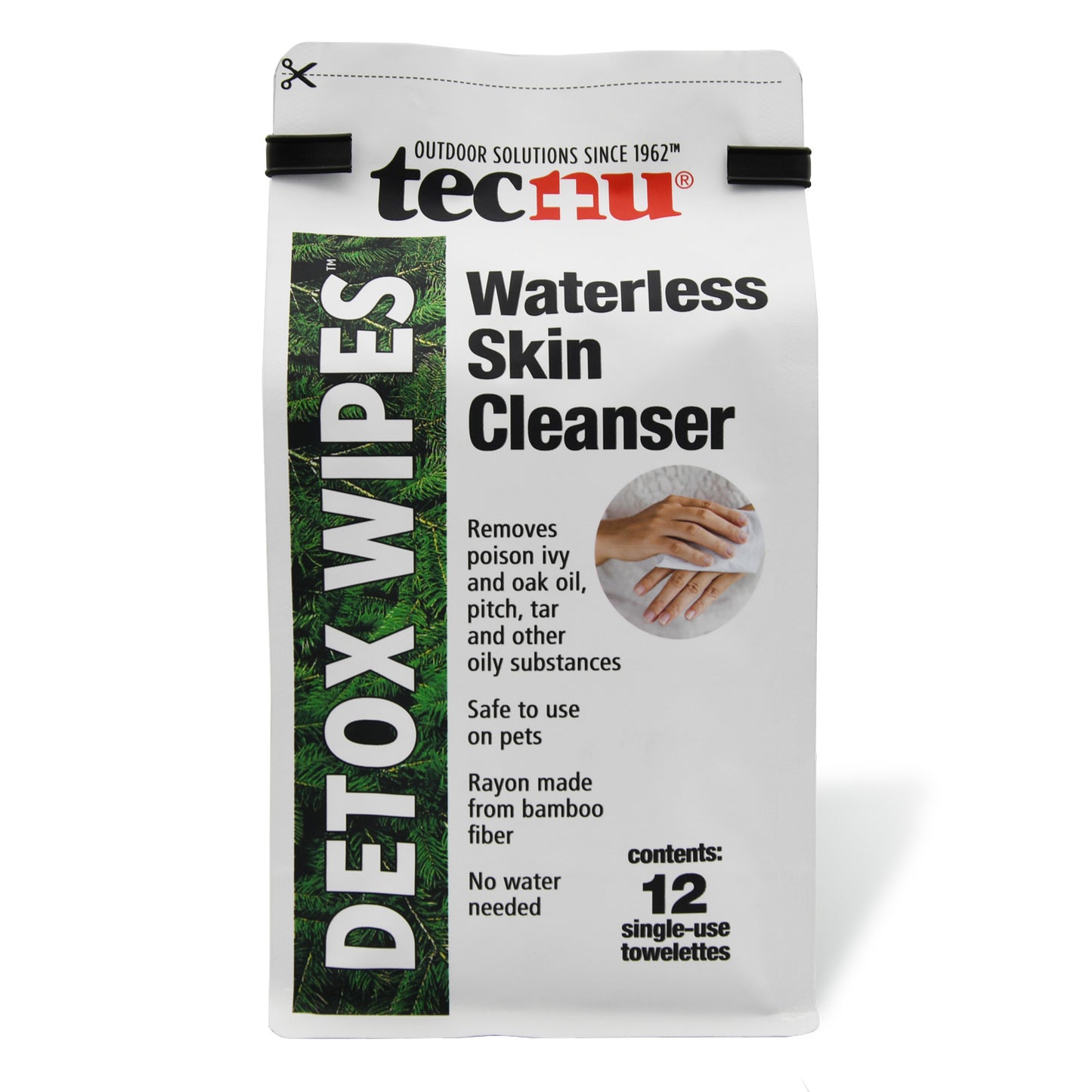Tecnu Detox Wipes 12 count