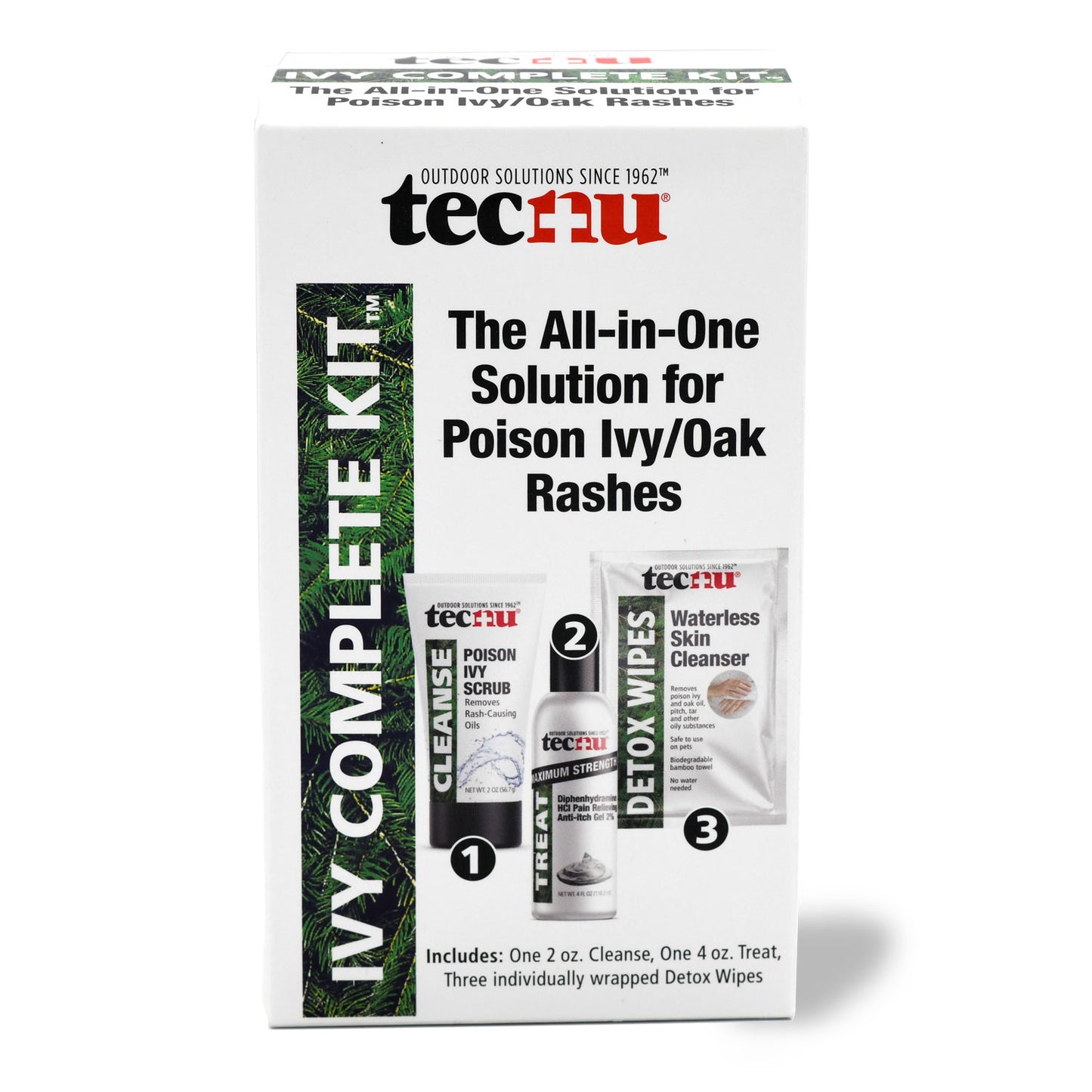 Tecnu Ivy Complete Kit front panel
