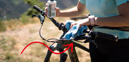 removing poison ivy from bike handle